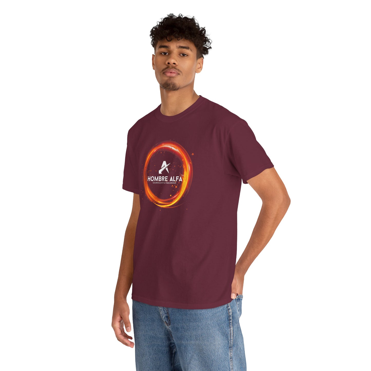 CAMISETA HOMBRE ALFA "CIRCULO FUEGO".(EUROPA)