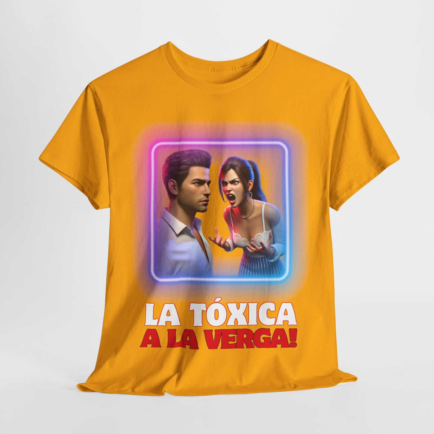 CAMISETA HOMBRE ALFA "LA TÓXICA A LA VERGA".(USA).