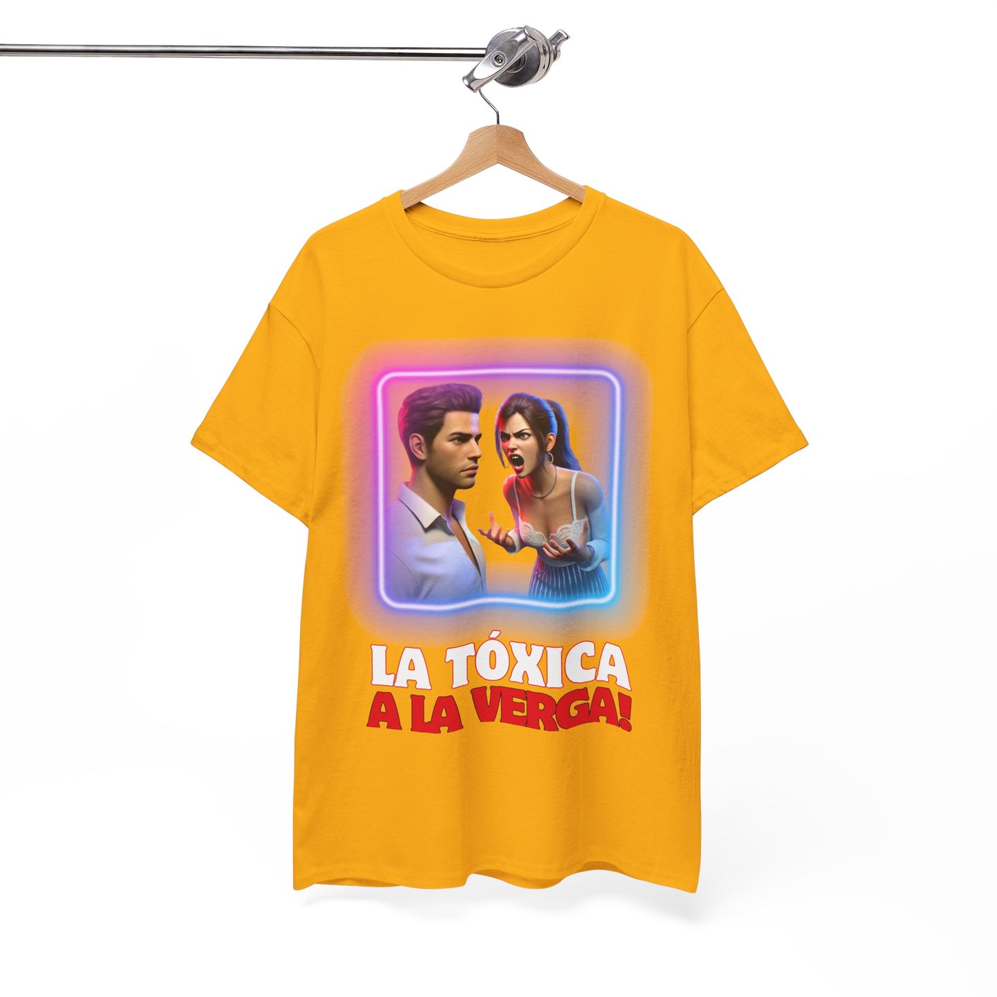 CAMISETA HOMBRE ALFA "LA TÓXICA A LA VERGA".(USA).