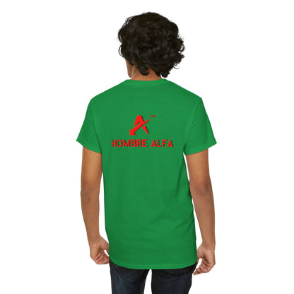 CAMISETA HOMBRE ALFA "EL CARRUSEL TERMINA MAL".(USA)