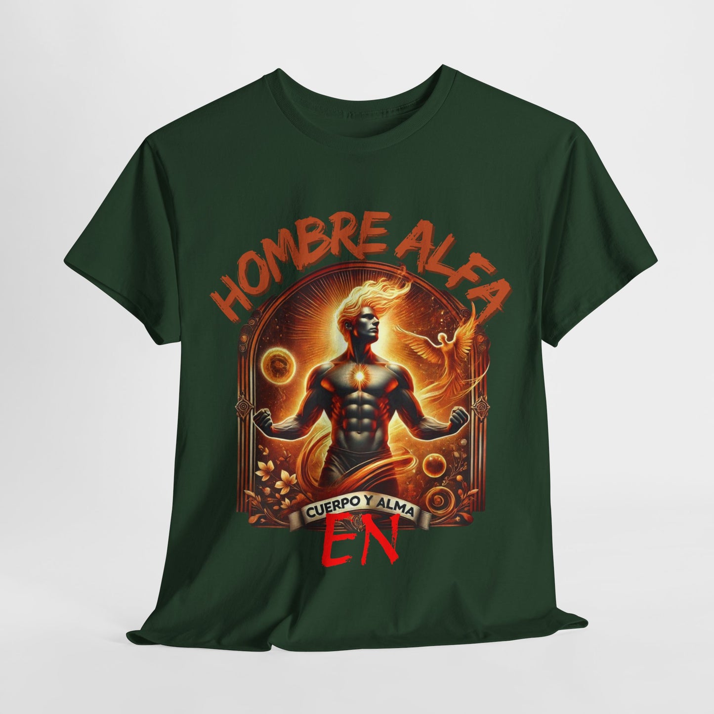 CAMISETA HOMBRE ALFA " EN CUERPO Y ALMA".(EUROPA).