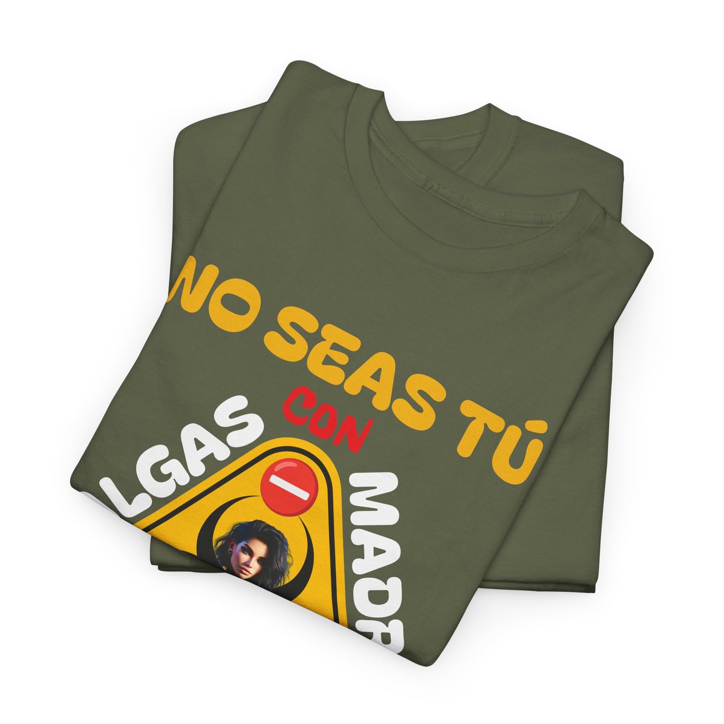 CAMISETA HOMBRE ALFA "NO SALGAS CON MADRES SOLTERAS.."(USA).