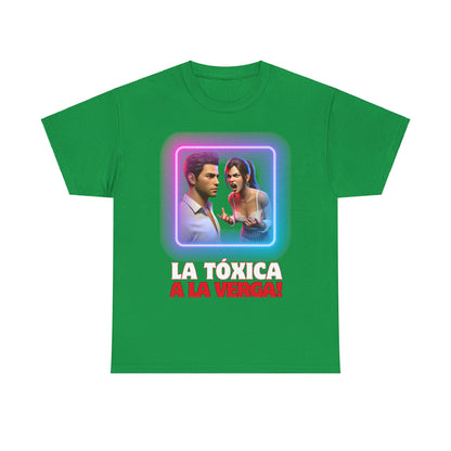 CAMISETA HOMBRE ALFA "LA TÓXICA A LA VERGA".(USA).