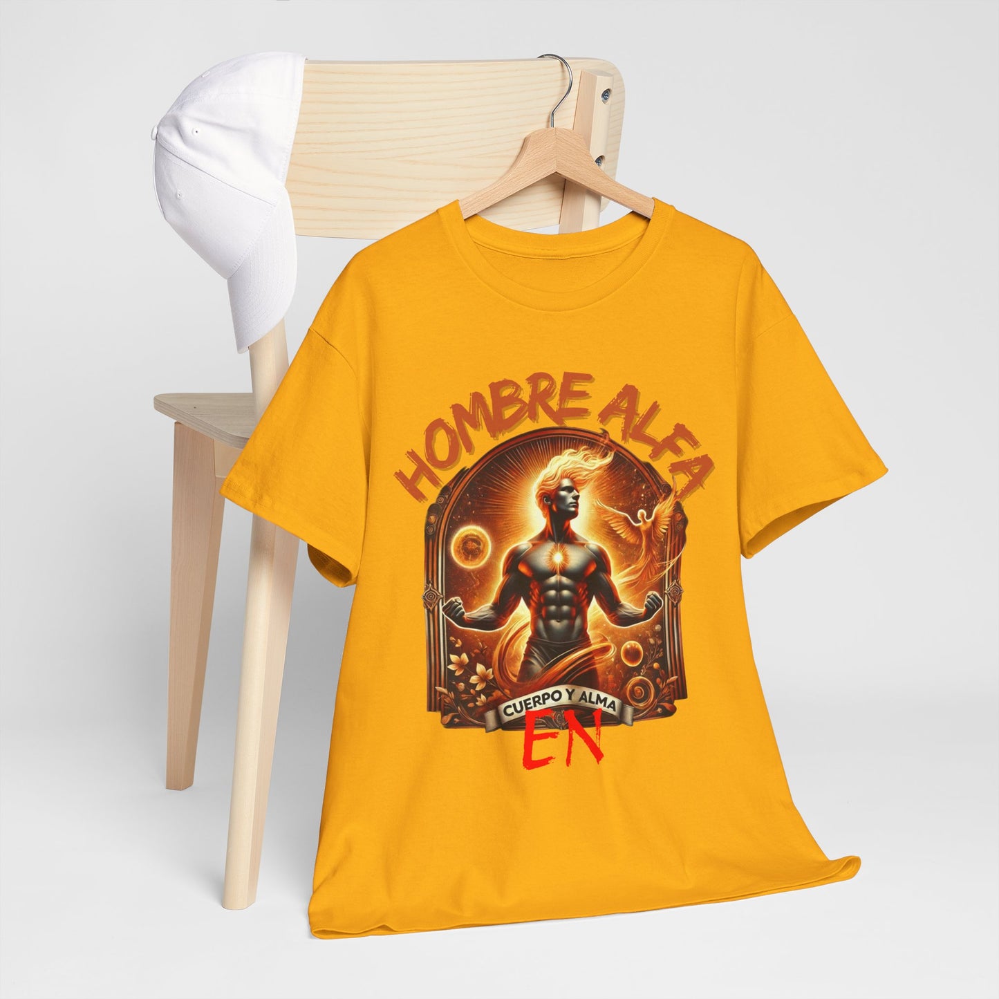 CAMISETA HOMBRE ALFA " EN CUERPO Y ALMA".(EUROPA).