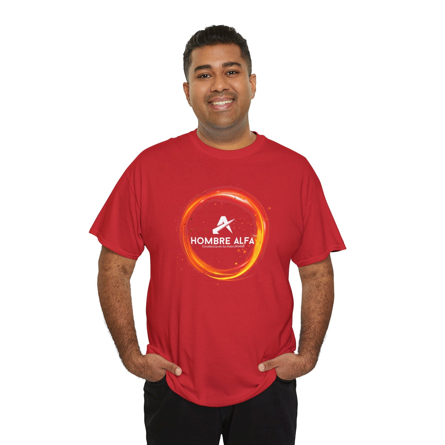 CAMISETA HOMBRE ALFA "CIRCULO FUEGO".(EUROPA)