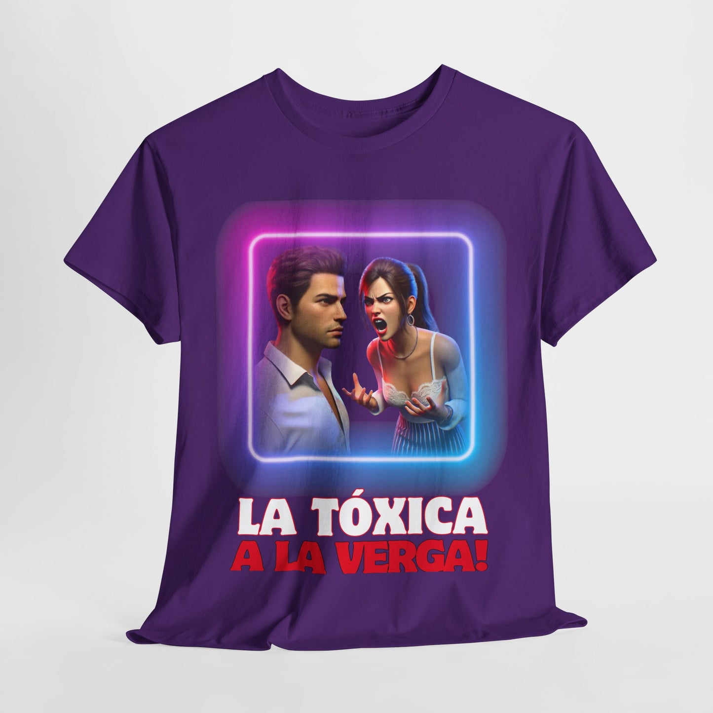 CAMISETA HOMBRE ALFA "LA TÓXICA A LA VERGA".(USA).