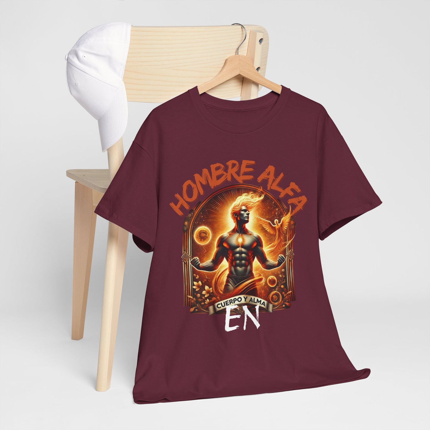 CAMISETA HOMBRE ALFA " EN CUERPO Y ALMA".(EUROPA).