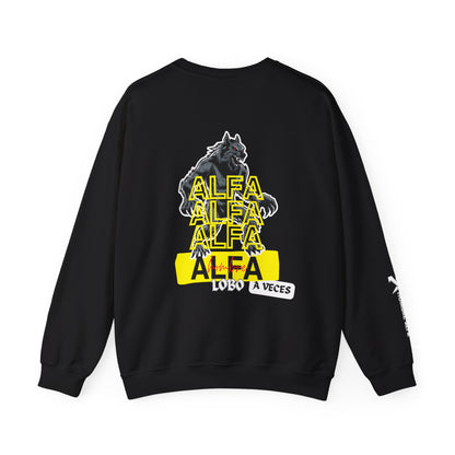 SUDADERA HOMBRE ALFA "HOMBRE LOBO A VECES"(USA).