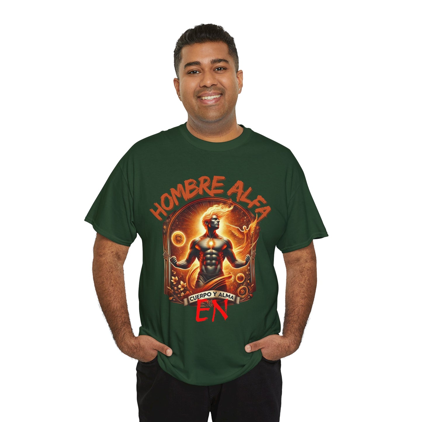 CAMISETA HOMBRE ALFA " EN CUERPO Y ALMA".(EUROPA).