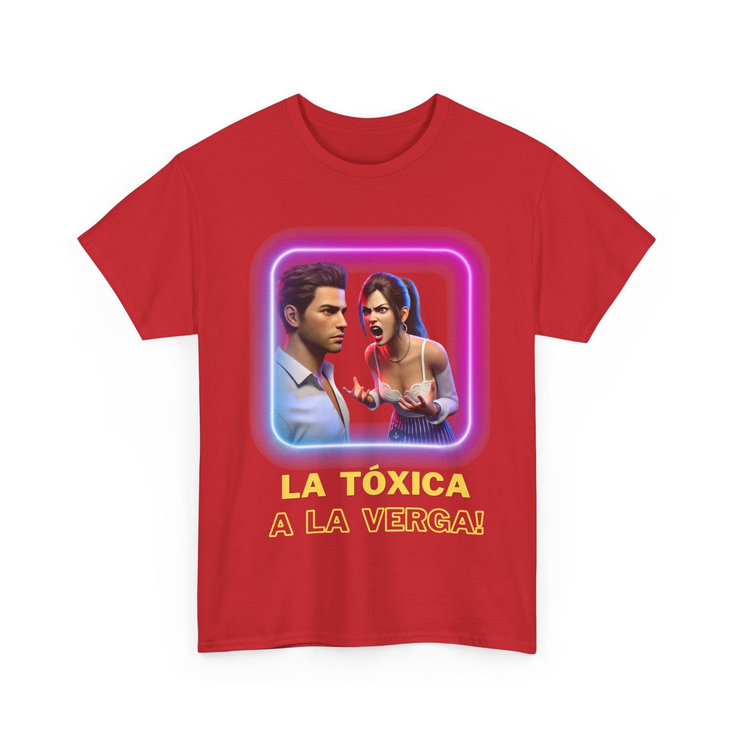 CAMISETA HOMBRE ALFA "LA TÓXICA A LA VERGA".(USA).